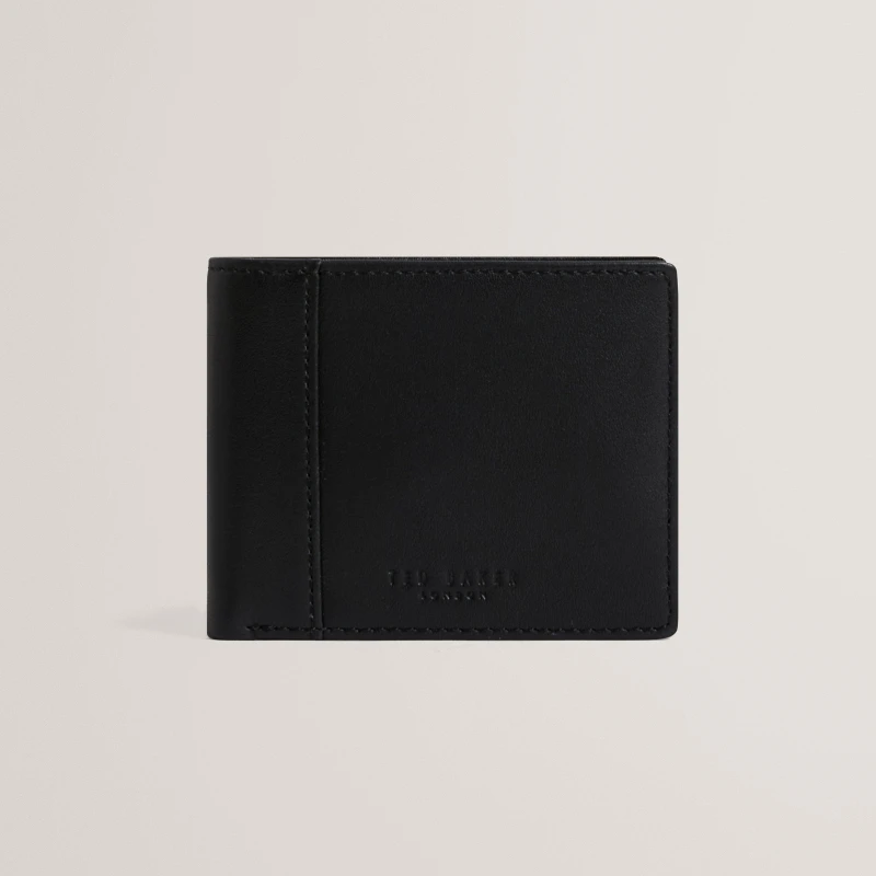 Image of Ted Baker Ted Leather Wallet Sn62 Black male One Size