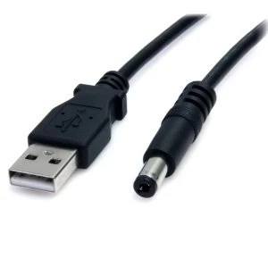 Image of 2m USB to Type M Barrel Cable USB to 5.5mm 5V DV Cable