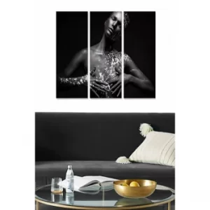 Image of MDF363201041 Multicolor Decorative MDF Painting (3 Pieces)