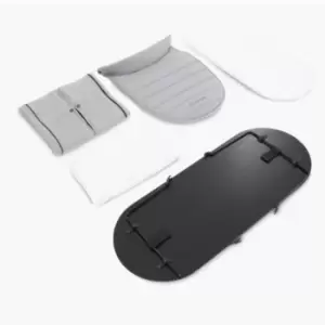 Image of iCandy Peach 7 2nd Carrycot Fabric - No Bumper Bar Light Grey