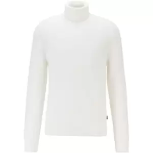 Image of Boss Manuello Knit Jumper - White