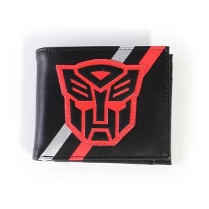 Image of Hasbro - Transformers Autobots/Decepticons Logo Symbol Unisex Bi-Fold Wallet - Multi-Colour
