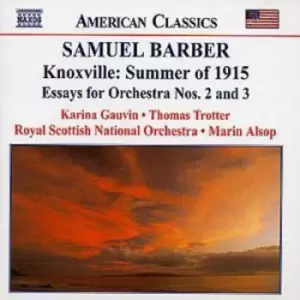 Image of Knoxville Summer of 1915 Alsop Rsno by Samuel Barber CD Album