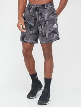 Image of adidas Camo Short - Grey, Size XL, Men