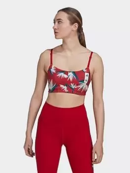 Image of adidas Thebe Magugu Studio Light-Support Bra, Red Size M Women