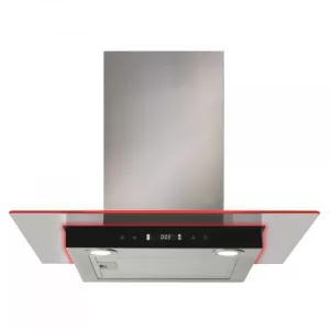 Image of CDA EKN60SS 60cm Flat Glass Chimney Cooker Hood