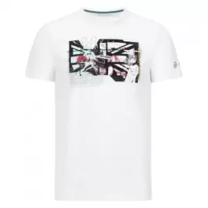 Image of 2021 Lewis Hamilton Graphic Tee (White)