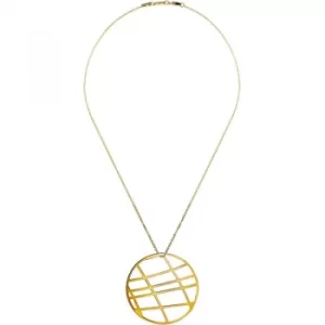 Image of Ladies Calvin Klein PVD Gold plated Draw Pendant