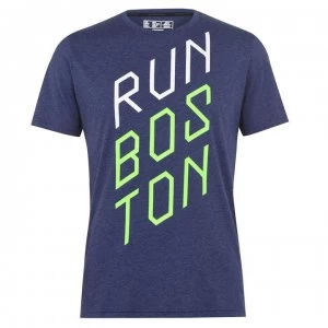 Image of New Balance Short Sleeve Tech T Shirt Mens - Navy