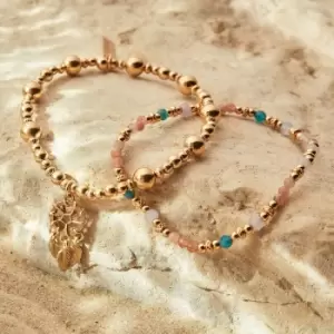 Image of ChloBo Gold Plated Dusky Dreams Bracelet Set