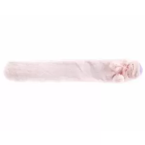 Image of Warmies Extra Long Fur Hot Water Bottle Pink