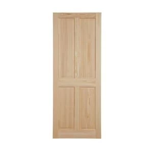 Image of 4 Panel Clear pine Internal Door H1981mm W686mm
