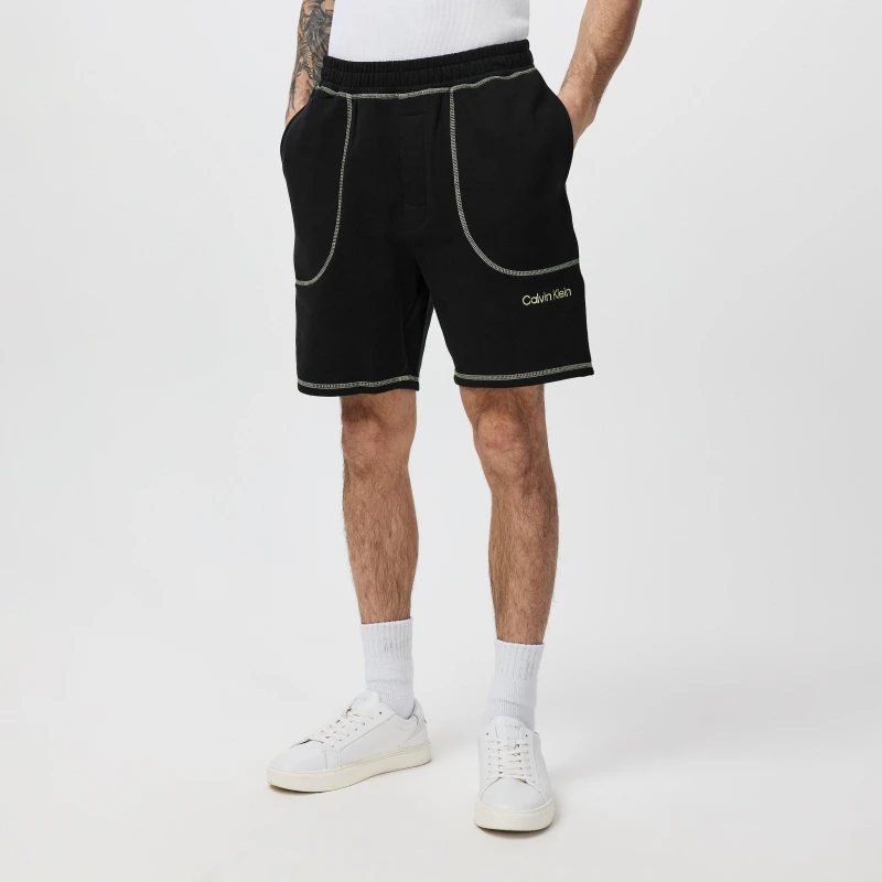 Image of Calvin Klein Future Shift Sleep Shorts - Black S
