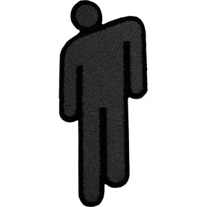 Image of Billie Eilish - Blohsh Black Standard Patch