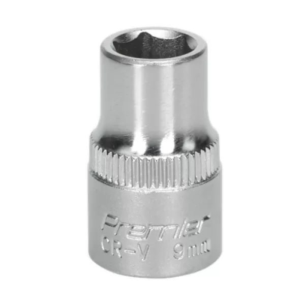 Image of Genuine SEALEY S3809 WallDrive® Socket 9mm 3/8Sq Drive
