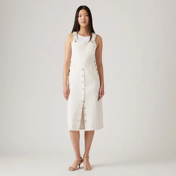 Image of Denim Buttoned Dress