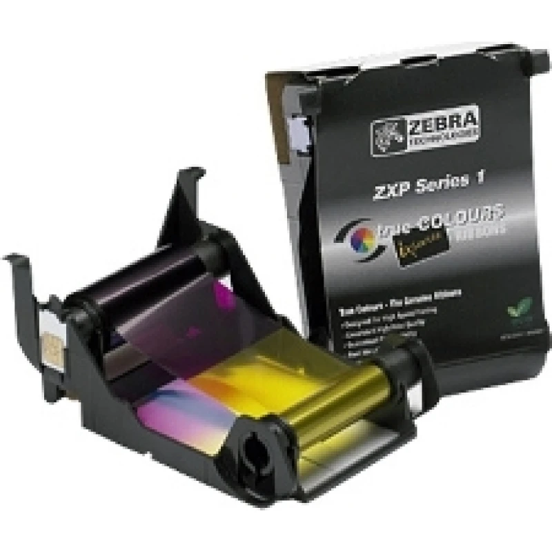 Image of Zebra 800011-140 printer ribbon 100 pages Black. Cyan. Magenta. Yellow