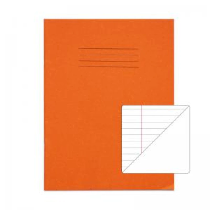 Image of RHINO 9 x 7 Exercise Book 80 Pages 40 Leaf Orange 8mm Lined with VTSRVEX5542452