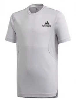Image of Adidas Boys H.R T-Shirt - Grey