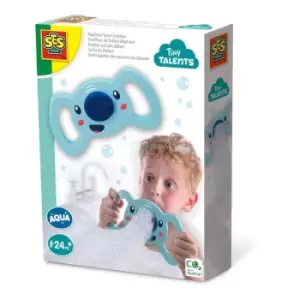 Image of Tiny Talents Elephant Foam Bubbler in the Bath