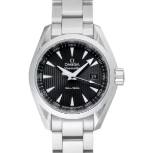 Image of Seamaster Aqua Terra 150M Quartz 30mm Grey Dial Steel Ladies Watch