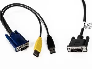 Image of Vertiv Avocent 6-foot 26-pin to VGA target cable