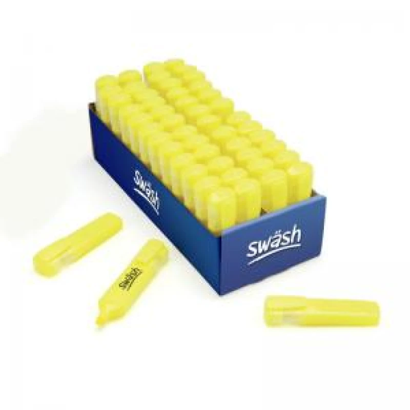 Image of Swsh Premium Highlighters, Yellow, Pack of 48 HLP48YW EPGEHLP48YW
