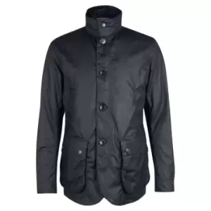 Image of Barbour Mens Century Wax Jacket Navy/Olive Night Medium