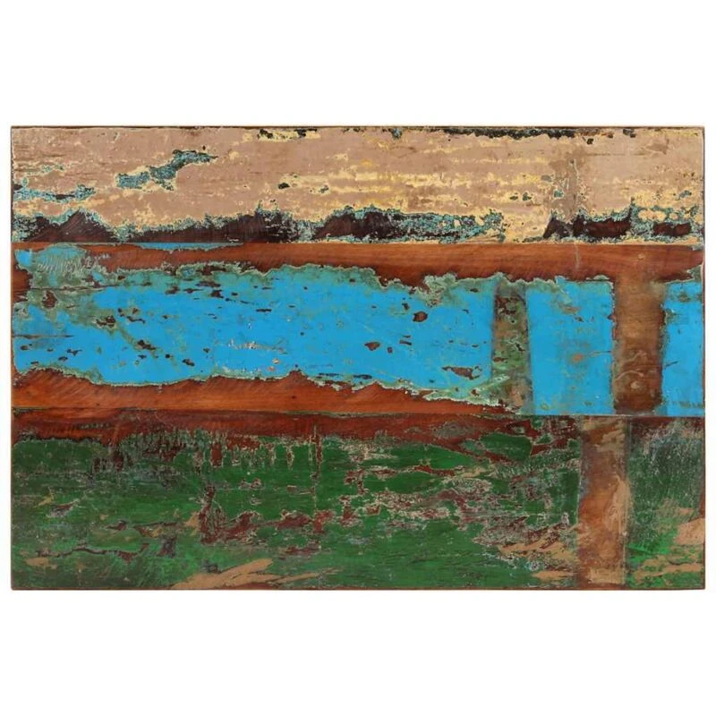 Image of VIDAXL Rectangular Table Top 60x90cm 25-27mm Solid Reclaimed Wood Vidaxl 8719883794037