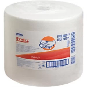 Image of WYPALL Wiping Paper L40 3 Ply Rolled White 750 Sheets
