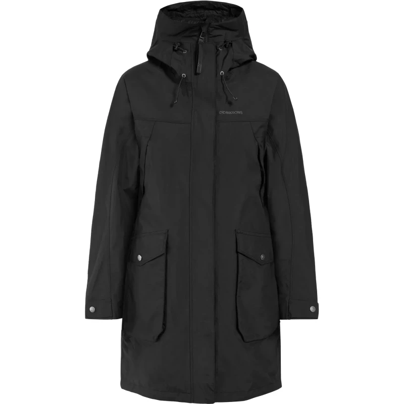 Image of Womens jacket Didriksons Thelma Noir Female 52