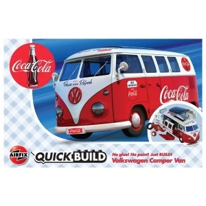 Image of Coca-Cola VW Camper Van Quickbuild Air Fix Model Kit