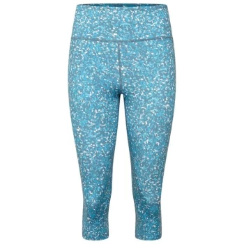 Image of Dare 2b Influential three quarterPerformance Leggings - CapriBluFrac