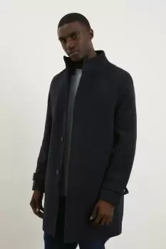 Image of Mens Signature Funnel Neck Coat