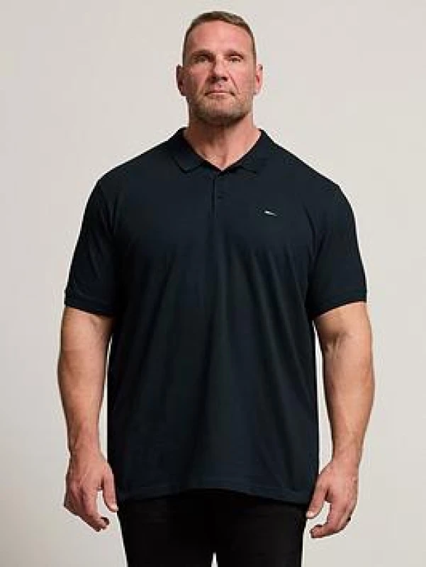 Image of BadRhino BadRhino Men Short Sleeve Polo Shirt in Dark Navy Size: 2X-large Dark Navy XXL Male 5057147733716