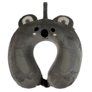 Image of Relaxeazzz Cutiemals Koala Plush Memory Foam Travel Pillow