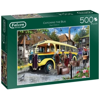 Image of Falcon Catching The Bus Jigsaw Puzzle - 500 Piece