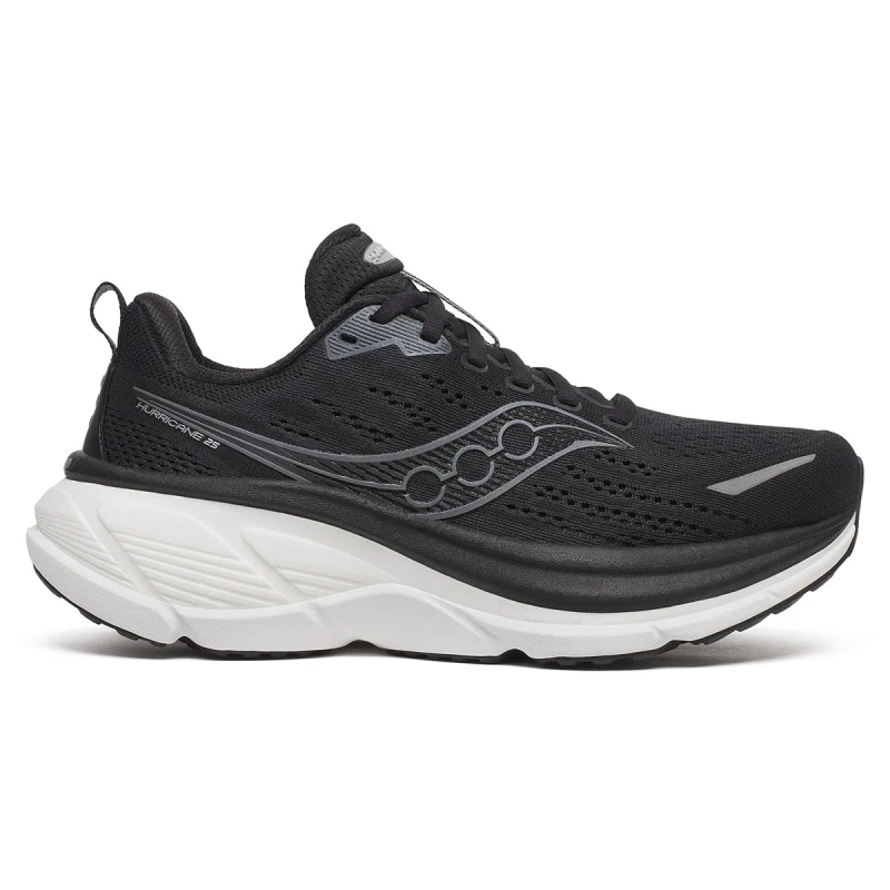 Image of Saucony Saucony Hurricane 25 Womens Black/white - Black/White / Standard / 4