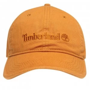 Image of Timberland Cotton Baseball Cap - Wheat