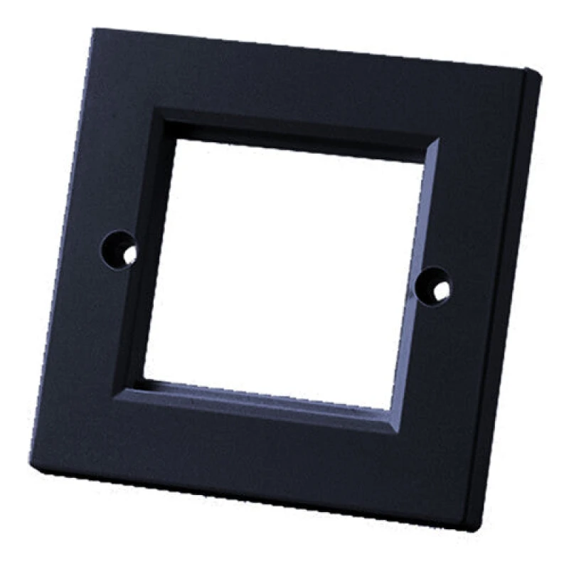 Image of Cablenet Cablenet Single Gang Faceplate Black HCIFP-50BK