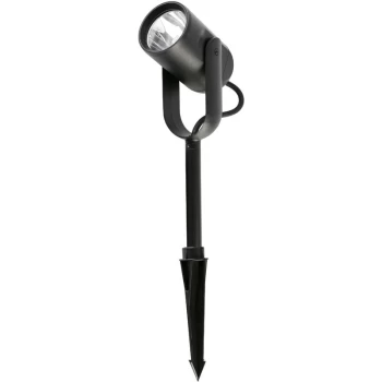 Image of Faro Slot - Outdoor LED Spike Light Black H20 14W 3000K IP65