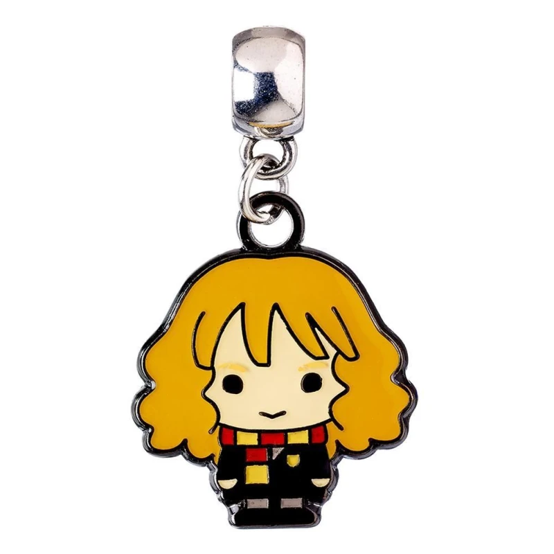 Image of Harry Potter Silver Plated Chibi Hermione Charm Yellow unisex