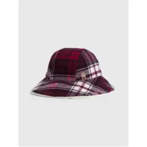 Image of Tommy Hilfiger Tommy Check Bucket Hat - Blue