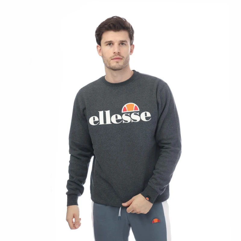 Image of Ellesse Sl Succiso Sweatshirt - Grey Grey XS