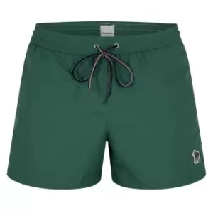 Image of Paul Smith Zebra Swim Shorts - Green