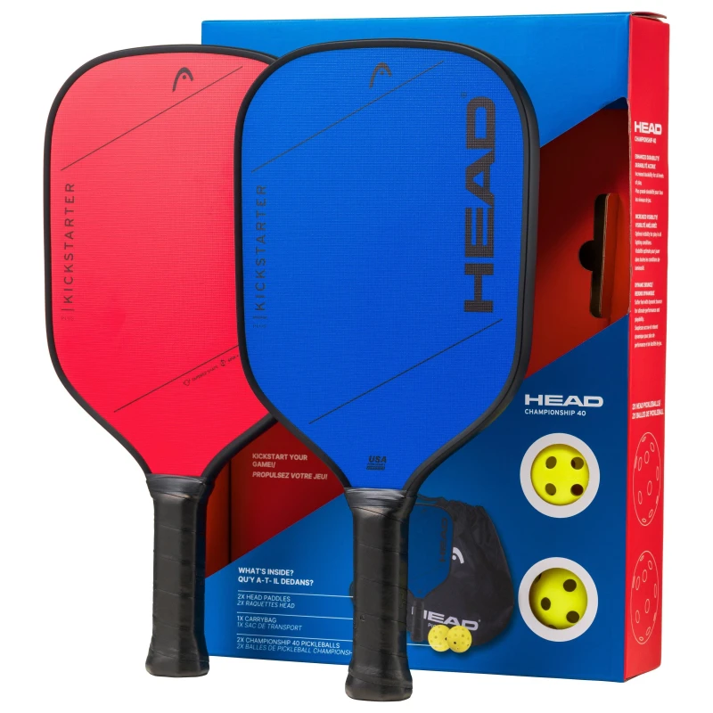 Image of Head Kickstarter Pickleball Pack Red/Blue unisex One Size