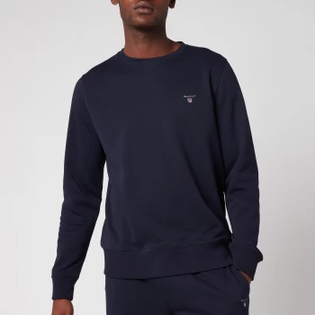 Image of GANT Mens Original Sweatshirt - Evening Blue - S