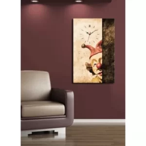 Image of 5070CS-49 Multicolor Decorative Canvas Wall Clock