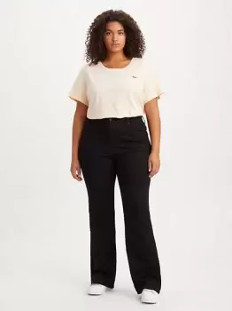 Image of 725 High Rise Bootcut Jeans (Plus) - Black