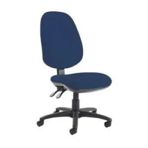 Image of Dams MTO Jota Extra High Back Operator Chair with No Arms - Havana Black